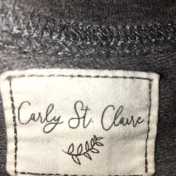 Grey Sweatshirt with cross ties on the shoulders - Picture 2 of 3